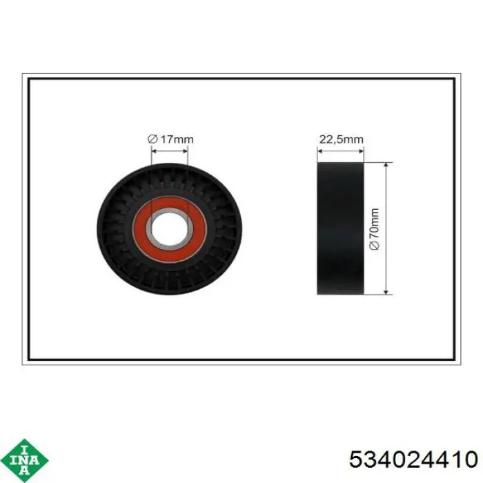 Compre 534024410 INA Reguladora de tensão da correia de transmissão