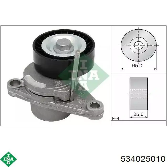 Reguladora de tensão da correia de transmissão INA 534025010 preço, a partir de 47,43 USD