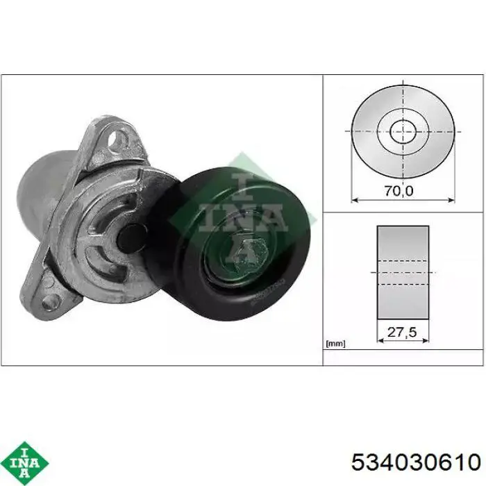 Reguladora de tensão da correia de transmissão INA 534030610 preço, a partir de 56,27 USD