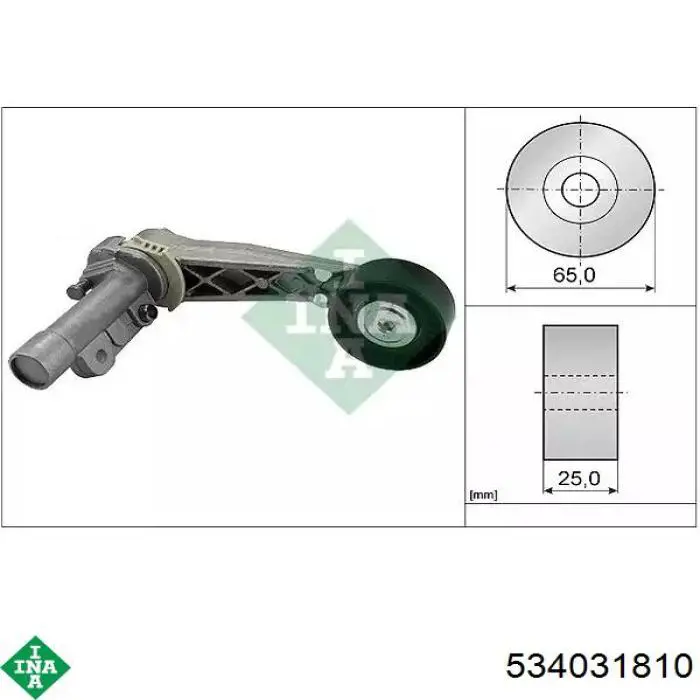 Reguladora de tensão da correia de transmissão INA 534031810 preço, a partir de 38,01 USD