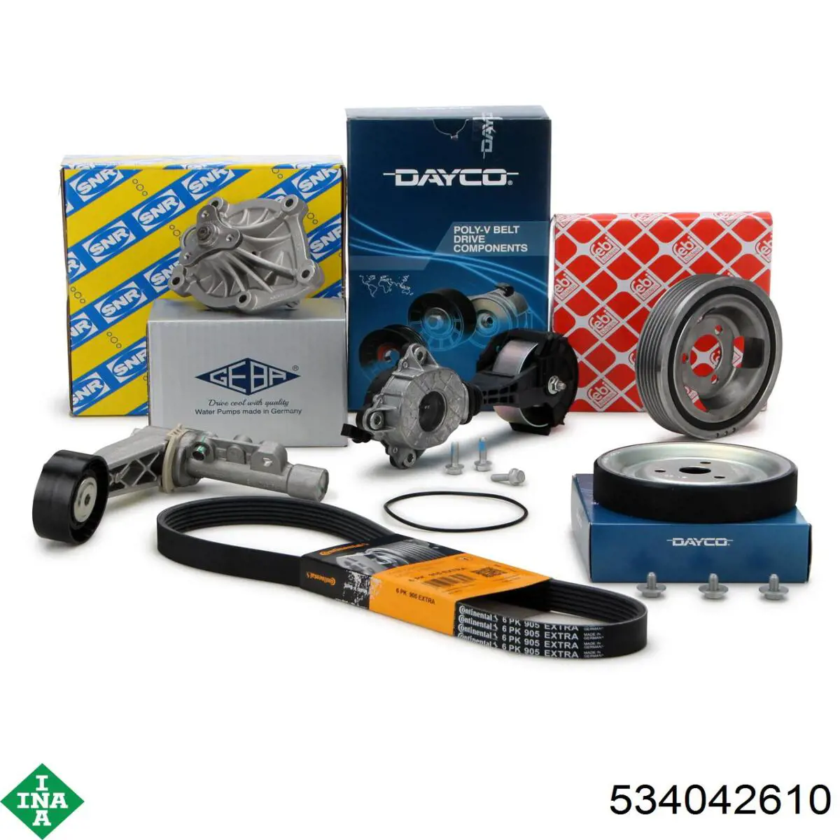 Reguladora de tensão da correia de transmissão INA 534042610 preço, a partir de 120,86 USD