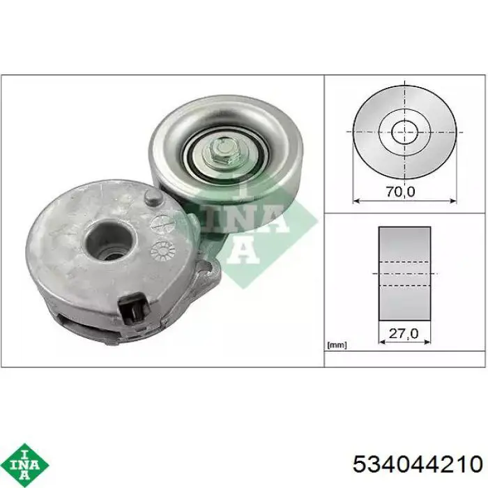 Reguladora de tensão da correia de transmissão INA 534044210 preço, a partir de 34,19 USD
