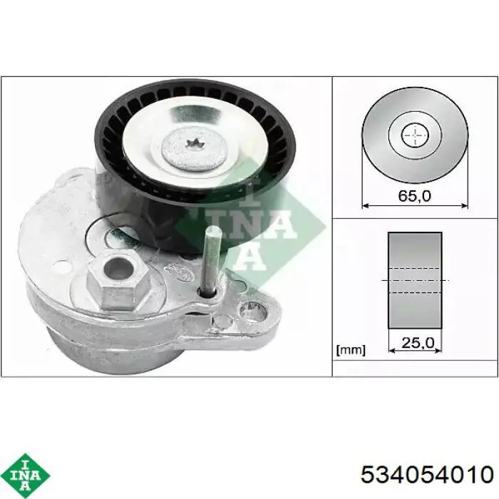 Reguladora de tensão da correia de transmissão INA 534054010 preço, a partir de 38,53 USD