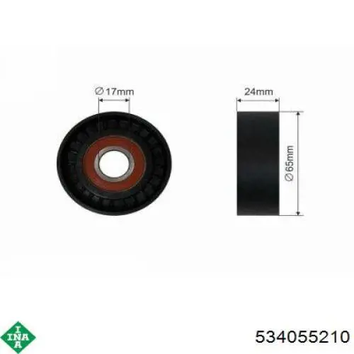 Compre 534055210 INA Reguladora de tensão da correia de transmissão