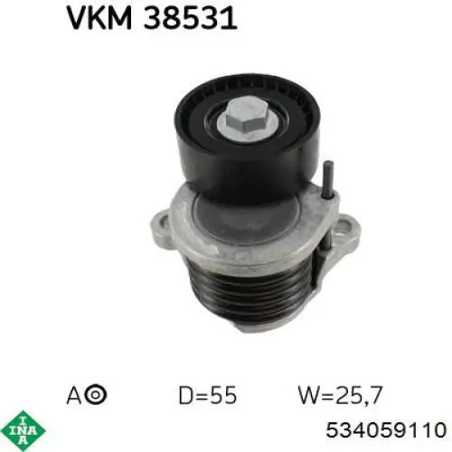 Reguladora de tensão da correia de transmissão INA 534059110 preço, a partir de 93,35 USD