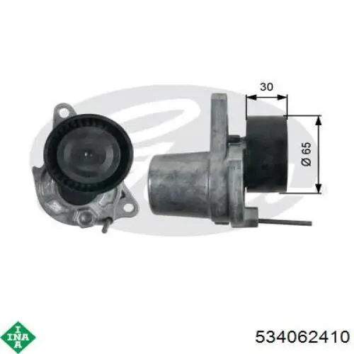 Reguladora de tensão da correia de transmissão INA 534062410 preço, a partir de 71,57 USD