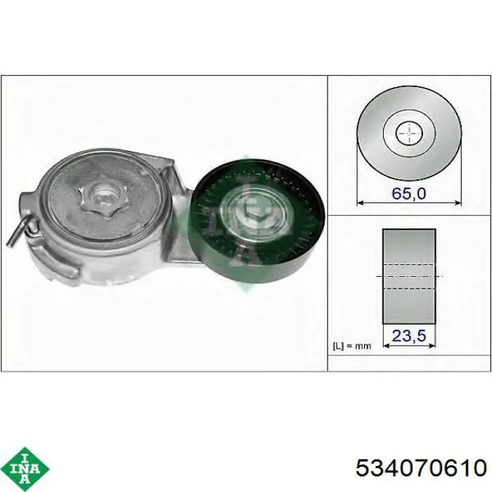 51873333 Fiat/Alfa/Lancia Reguladora de tensão da correia de transmissão