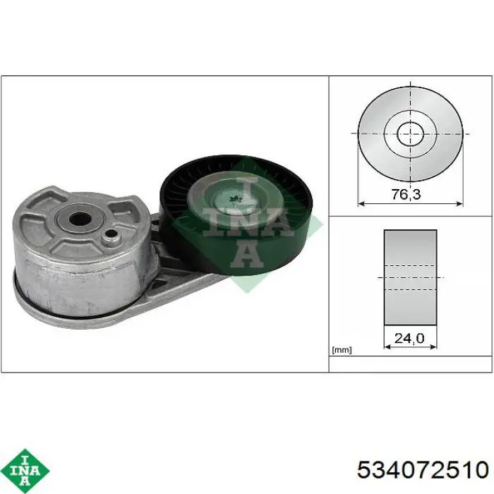 Reguladora de tensão da correia de transmissão Ford 2383352 preço, a partir de 97,76 USD