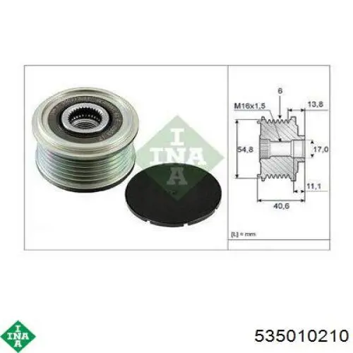 Compre 535010210 INA Polia do gerador
