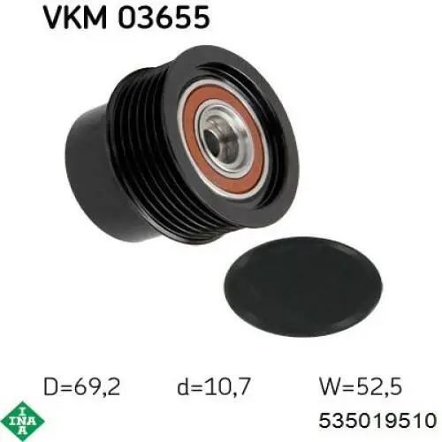 Compre 535019510 INA Polia do gerador