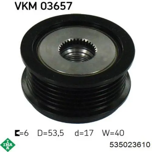 Compre 535023610 INA Polia do gerador