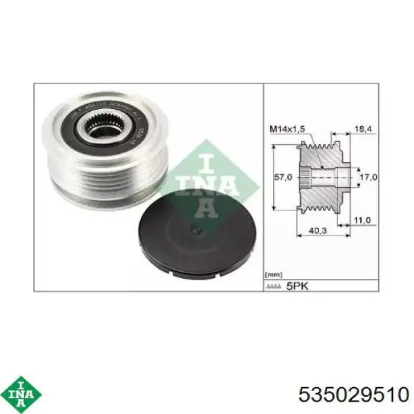 Polia do gerador Hyundai/Kia 373212A700 preço, a partir de 31,62 USD