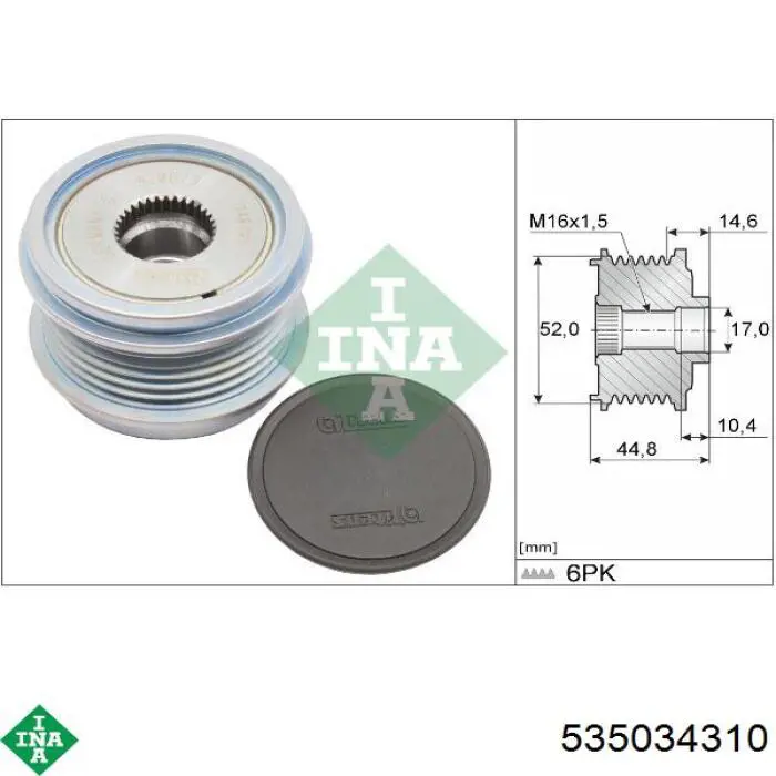 Compre AFP0119LITENS AS/Auto Storm Polia do gerador