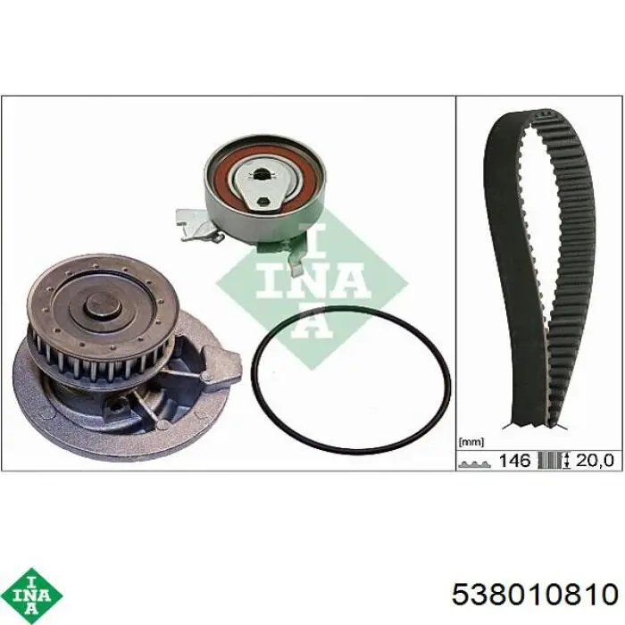 Bomba de água (bomba) de esfriamento INA 538010810 preço, a partir de 49,50 USD