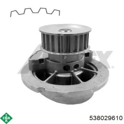 Bomba de água (bomba) de esfriamento INA 538029610 preço, a partir de 50,72 USD