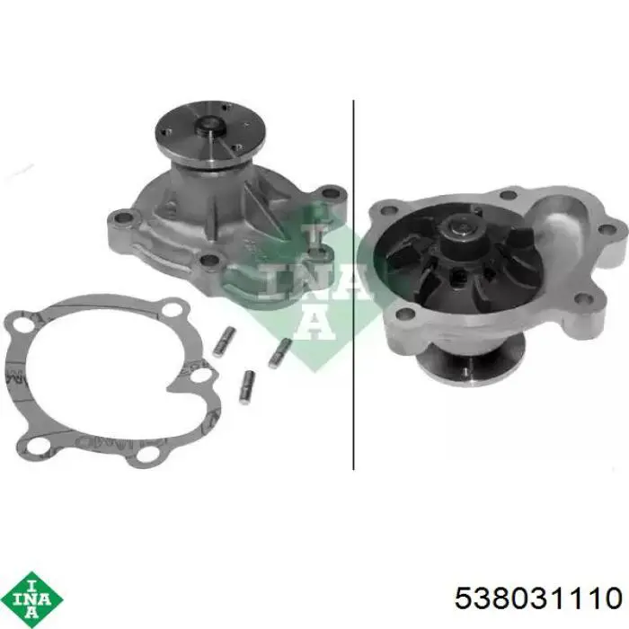 Bomba de água (bomba) de esfriamento INA 538031110 preço, a partir de 61,18 USD