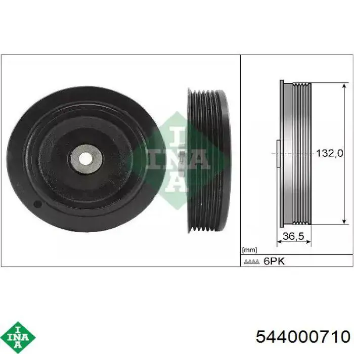 Polia de cambota INA 544000710 preço, a partir de 40,86 USD