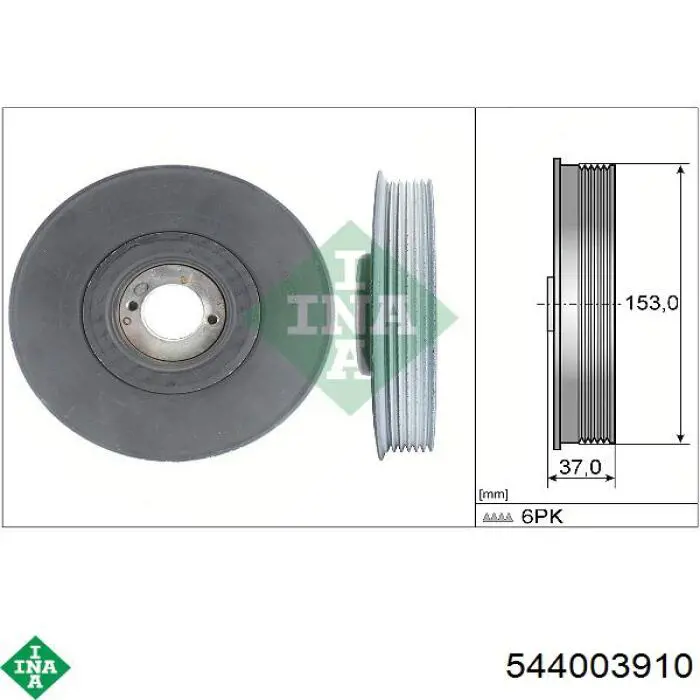Polia de cambota INA 544003910 preço, a partir de 67,79 USD