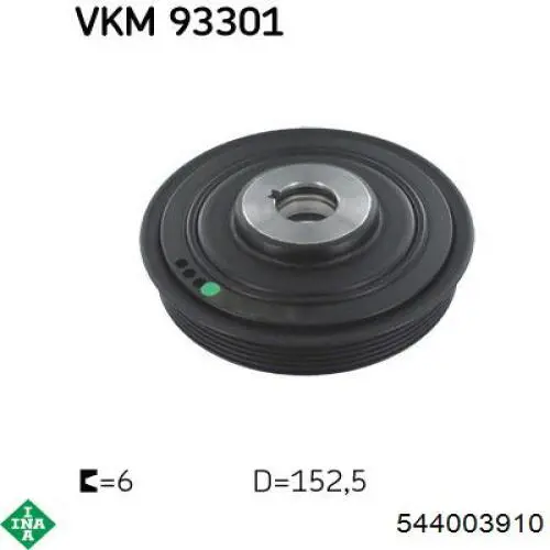Compre 544003910 INA Polia de cambota