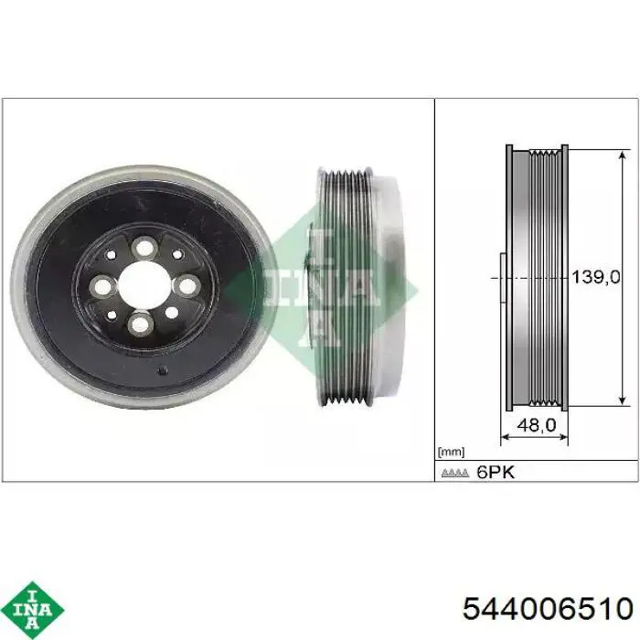 Polia de cambota INA 544006510 preço, a partir de 35,75 USD