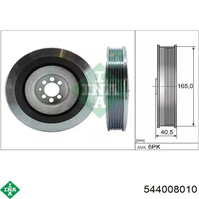 544008010 INA Polia de cambota