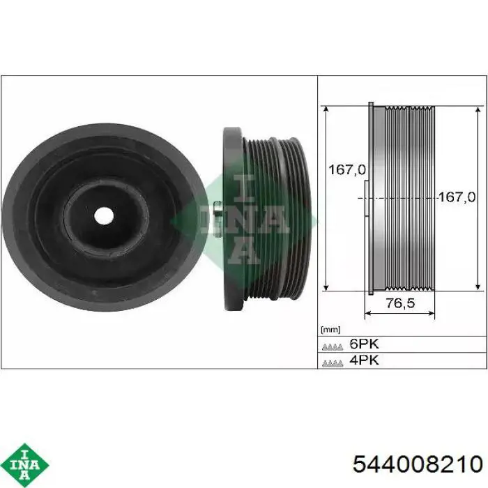 Polia de cambota INA 544008210 preço, a partir de 143,53 USD