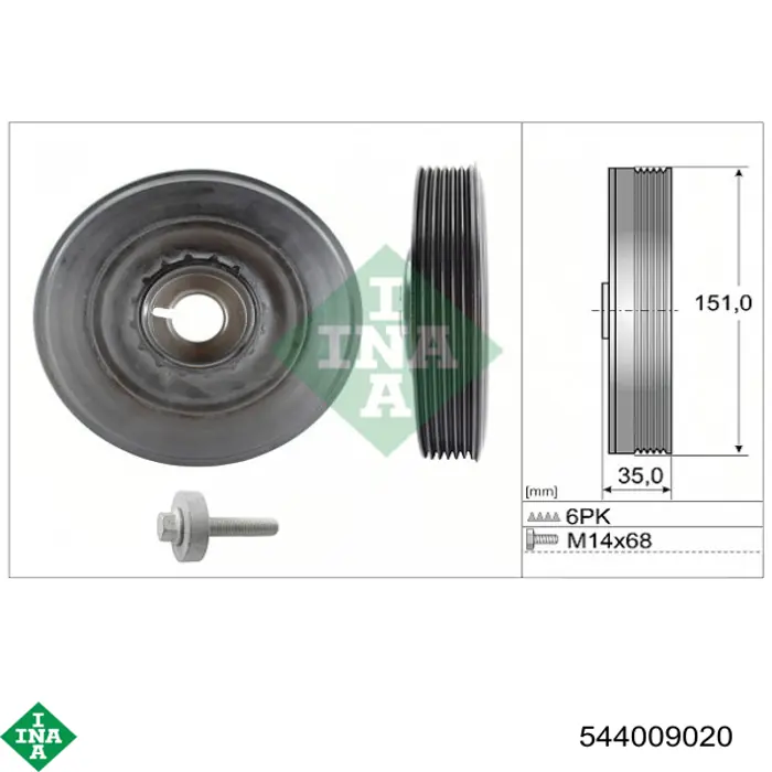 Compre 15172 Metalcaucho Polia de cambota