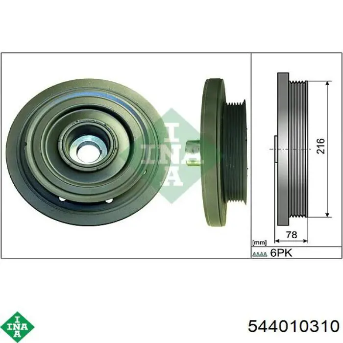Polia de cambota Mercedes A6120300703 preço, a partir de 323,86 USD