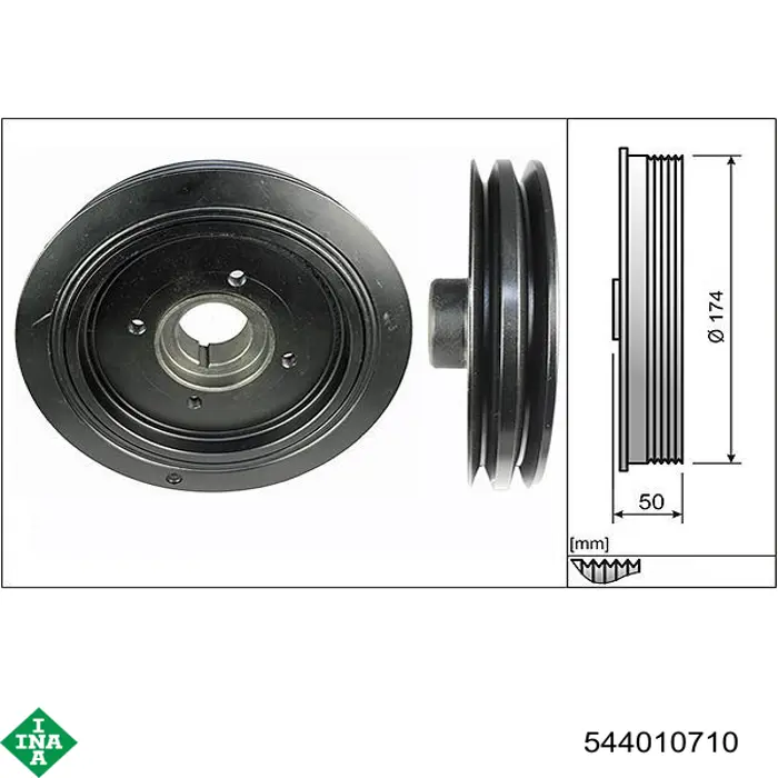 Polia de cambota INA 544010710 preço, a partir de 98,88 USD