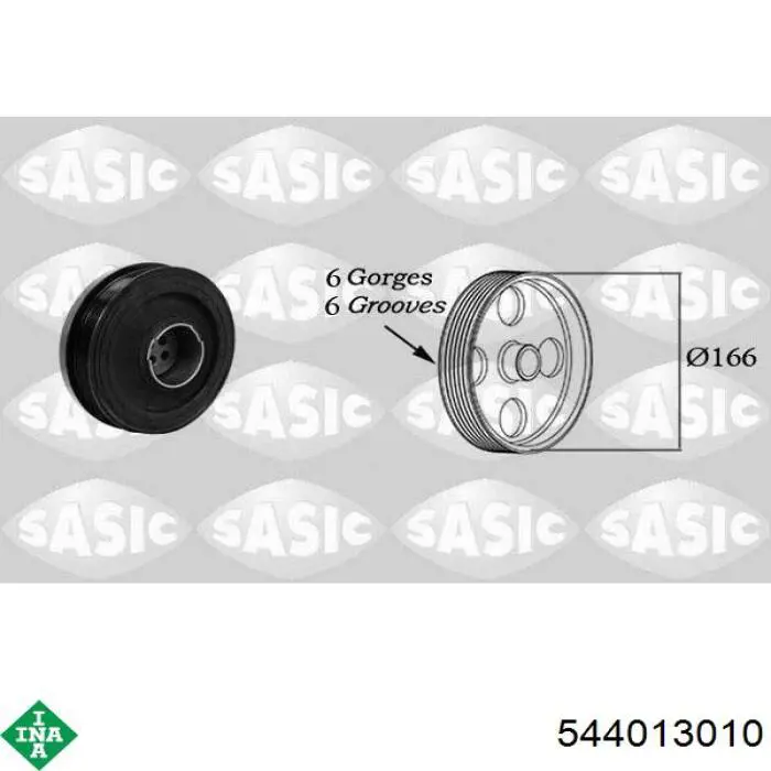 Polia de cambota INA 544013010 preço, a partir de 169,64 USD