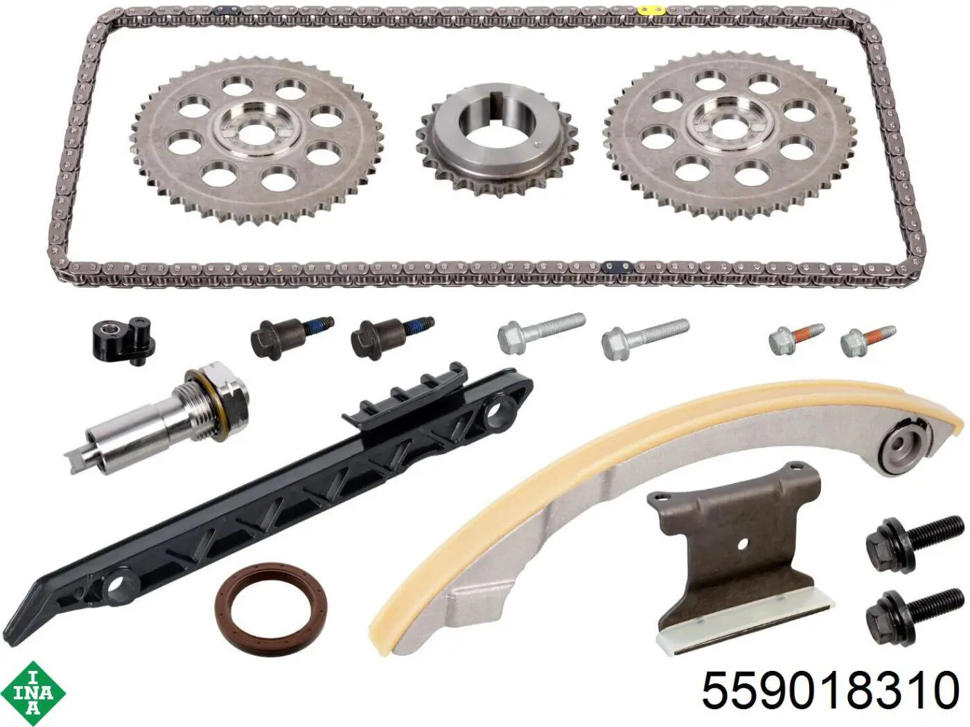 Cadeia do mecanismo de distribuição de gás, kit INA 559018310 preço, a partir de 227,66 USD