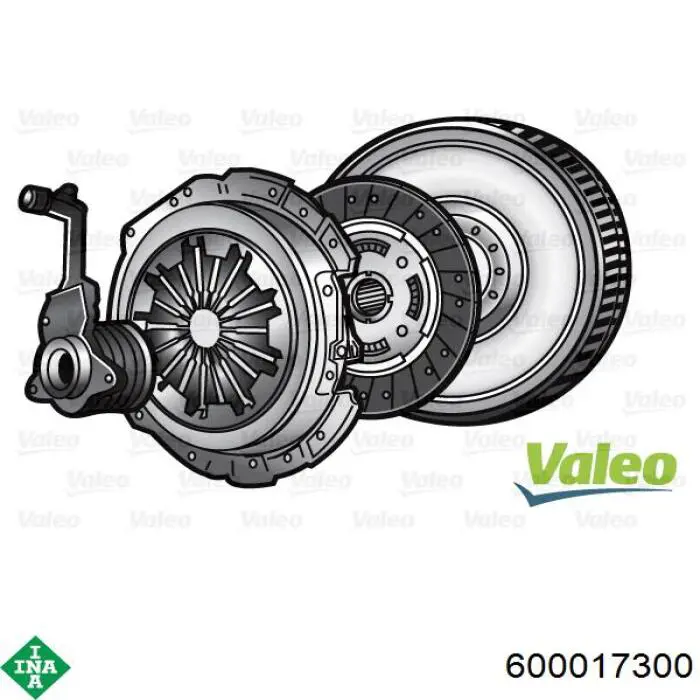 Kit de embraiagem (3 peças) INA 600017300 preço, a partir de 881,97 USD
