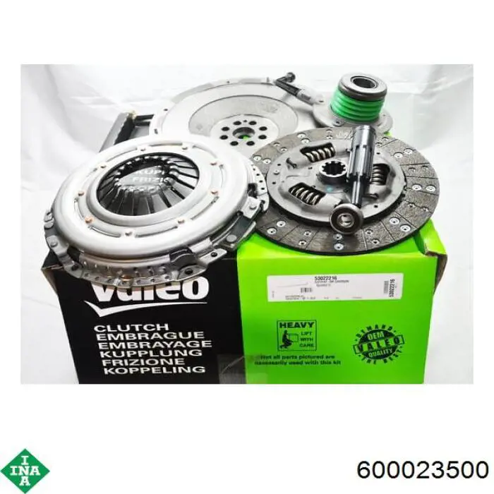 Kit de embraiagem (3 peças) 600023500 INA