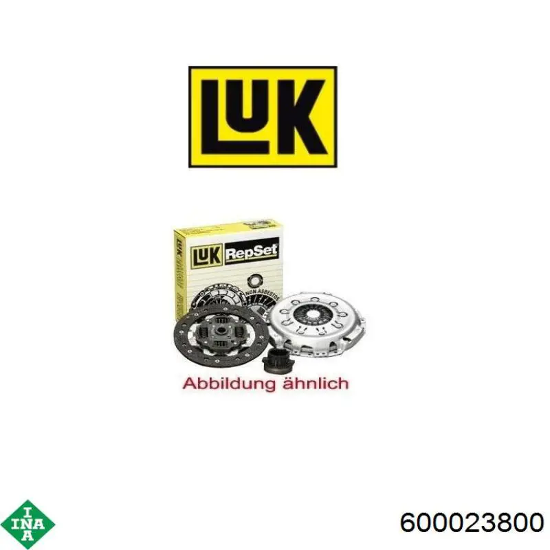 Compre 600023800 INA Kit de embraiagem (3 peças)