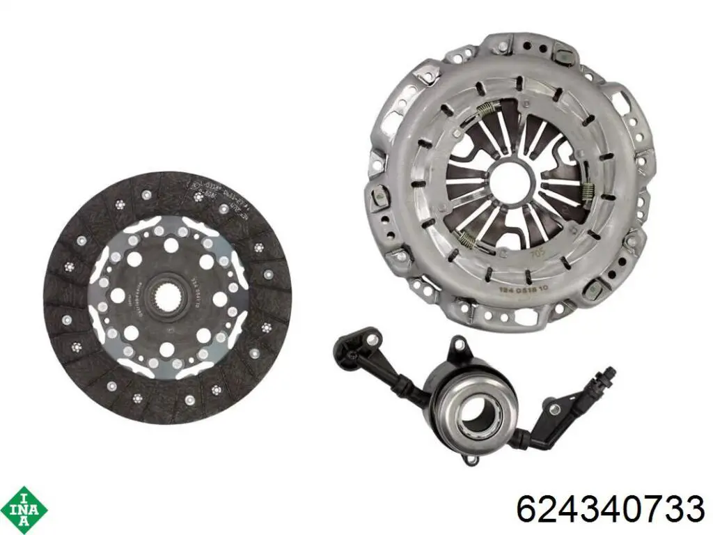 Compre 624340733 INA Kit de embraiagem (3 peças)