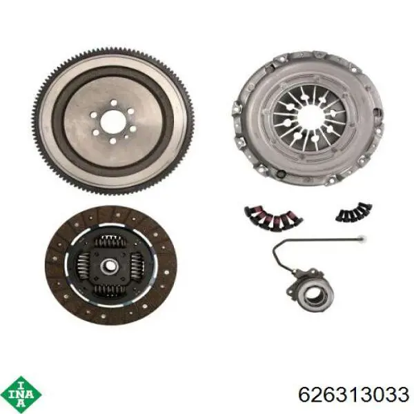 Kit de embraiagem (3 peças) 626313033 INA
