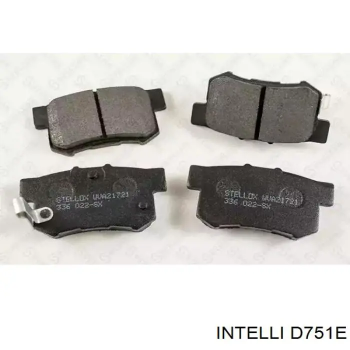 Sapatas do freio traseiras de disco Intelli D751E preço, a partir de 16,12 USD
