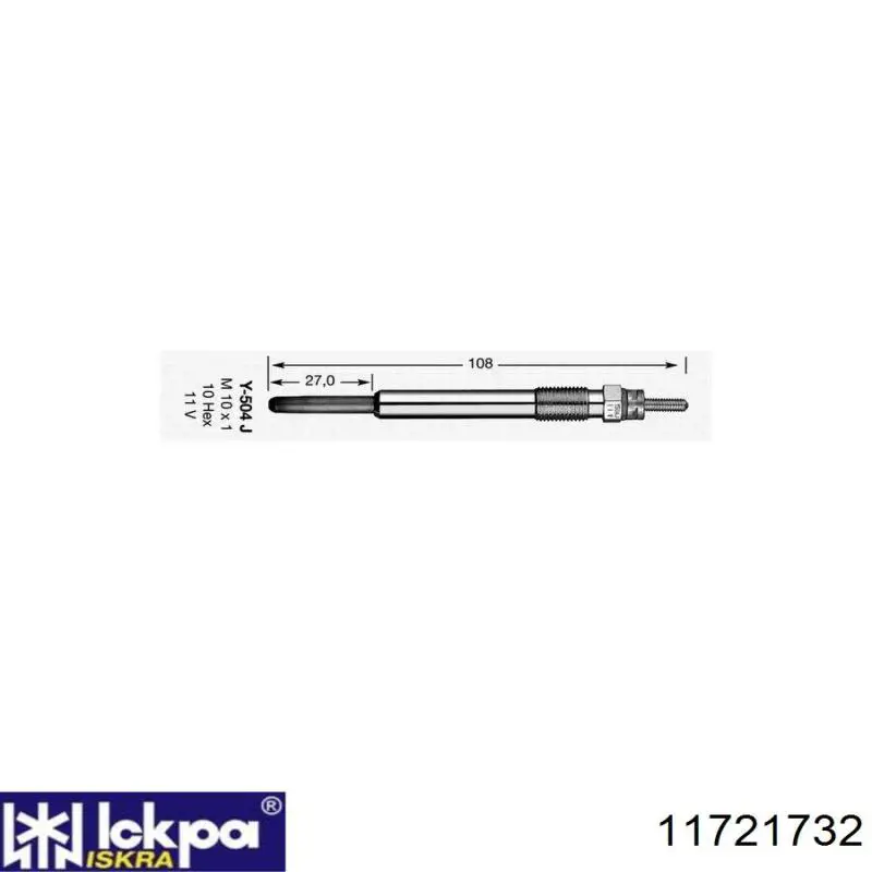 Compre 11721732 Iskra Vela de incandescência