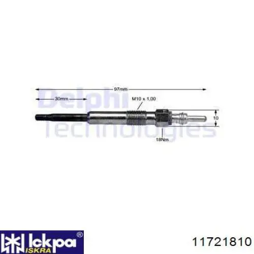 Compre 11721810 Iskra Vela de incandescência