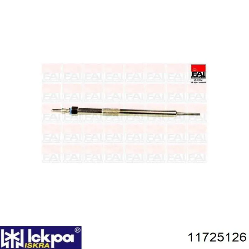 Vela de incandescência 11725126 Iskra