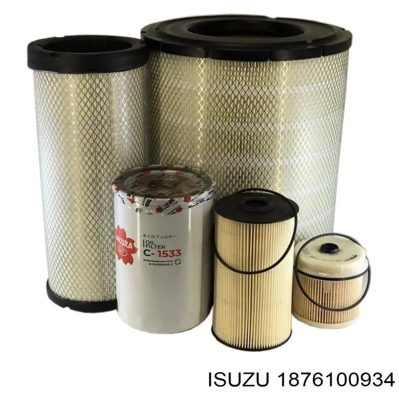 1876100934 Isuzu Filtro de combustível