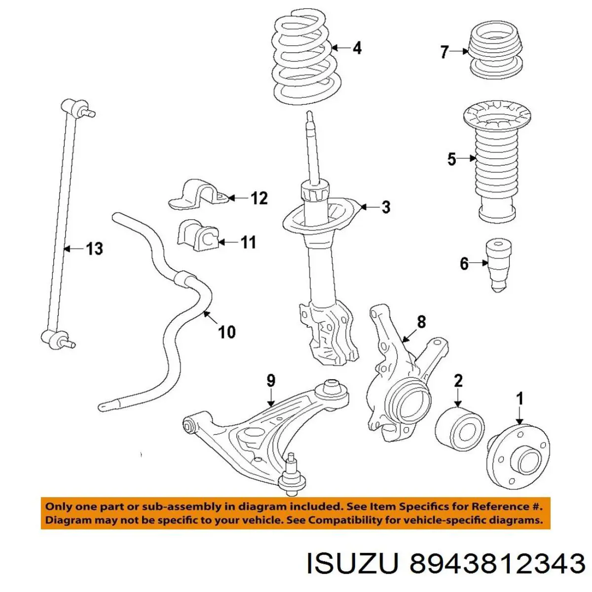  Isuzu 8943812343 preço, a partir de  