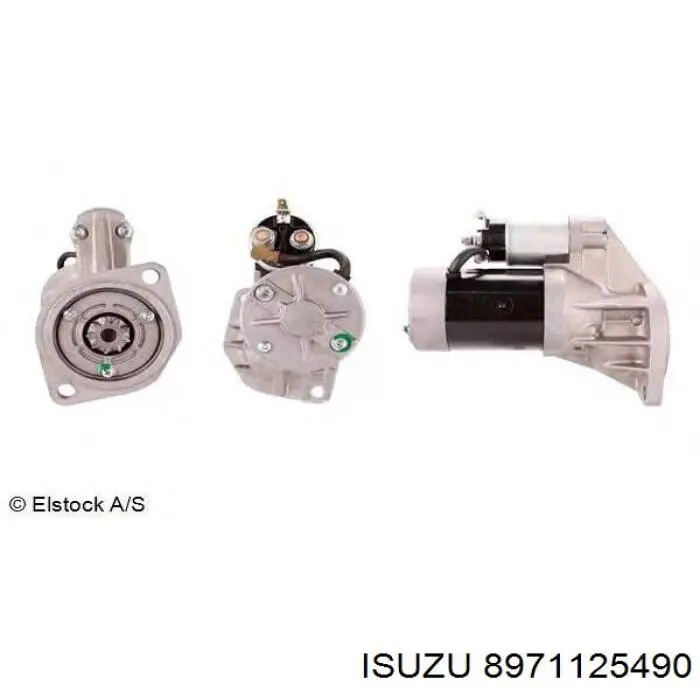 Motor de arranco 8971125490 Isuzu