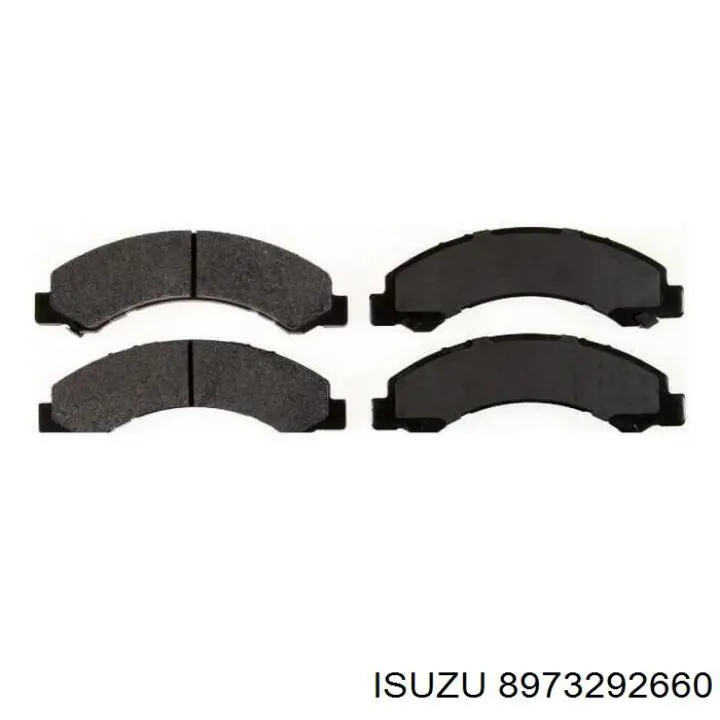 Sapatas do freio traseiras de disco 8973292660 Isuzu