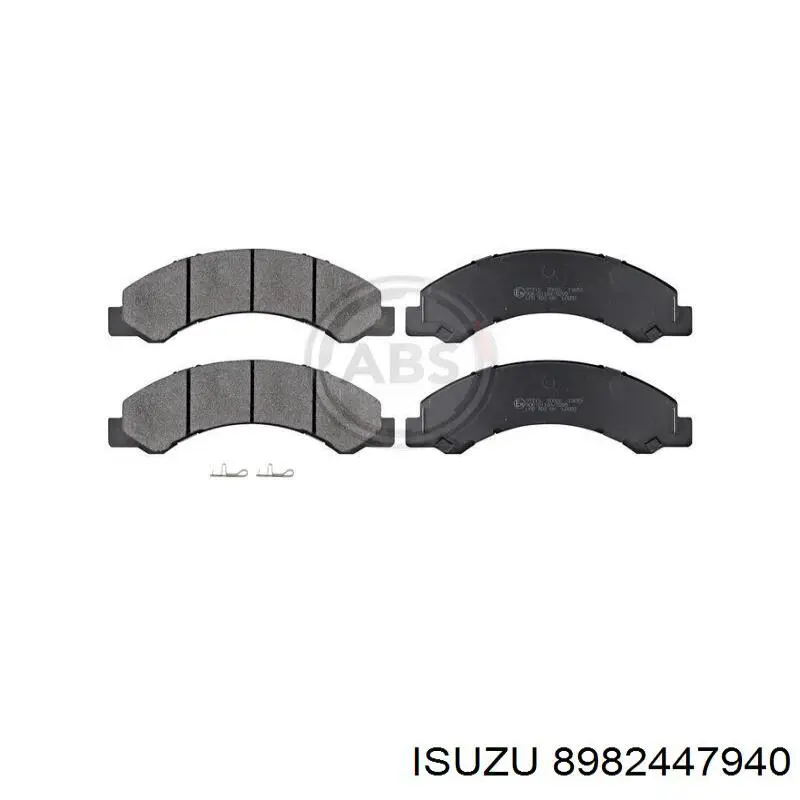 8982447940 Isuzu Sapatas do freio dianteiras de disco