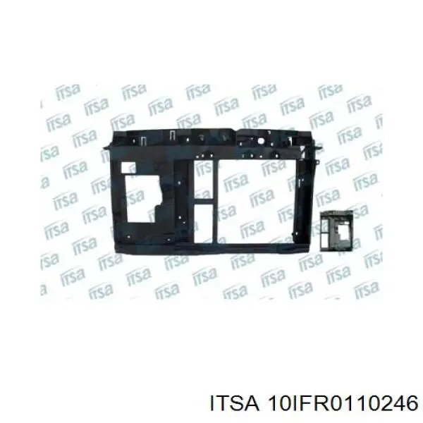 Compre 9676534380 Peugeot/Citroen Suporte do radiador montado (painel de montagem de fixação das luzes)