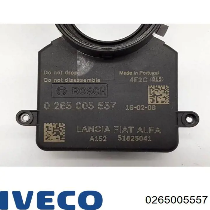Sensor do ângulo de viragem do volante de direção 0265005557 Iveco