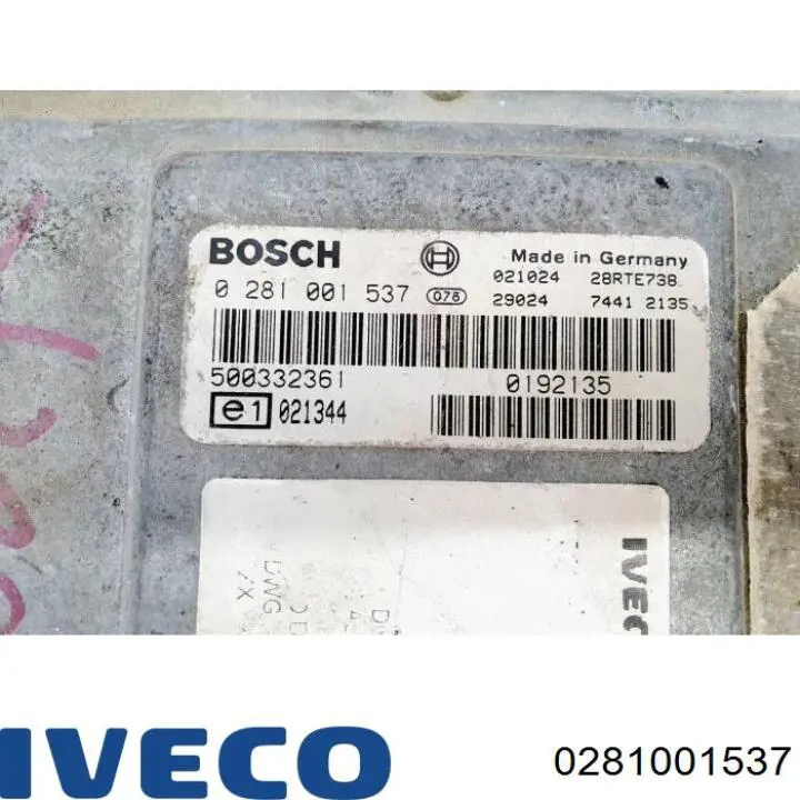 Módulo de direção (Centralina eletrônica) de motor Iveco 0281001537 preço, a partir de 625,93 USD