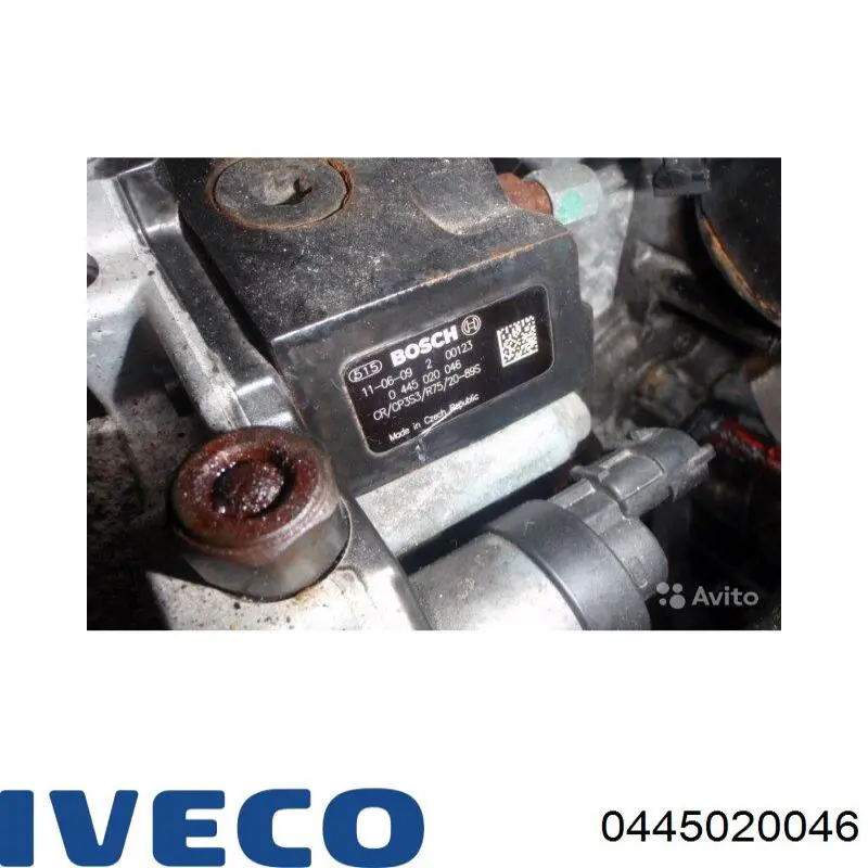 Bomba de combustível de pressão alta 504095664 Iveco