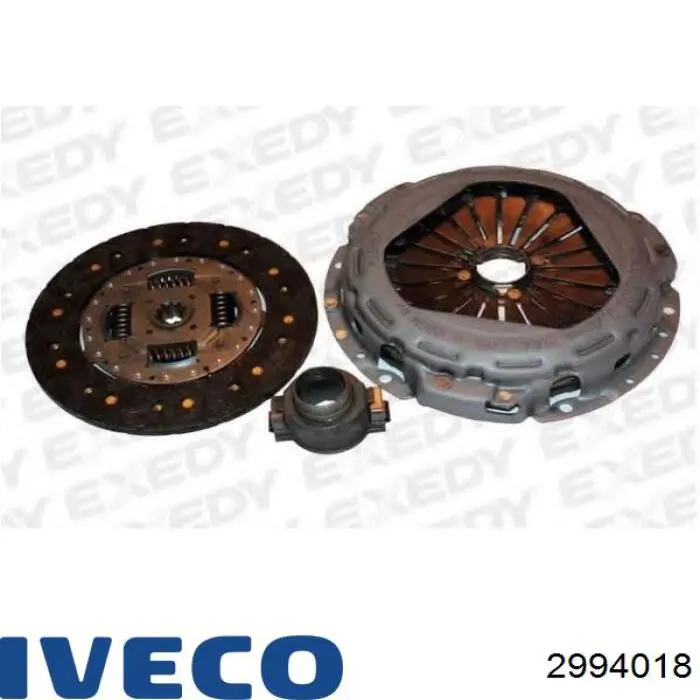 Kit de embraiagem (3 peças) 2994018 Iveco